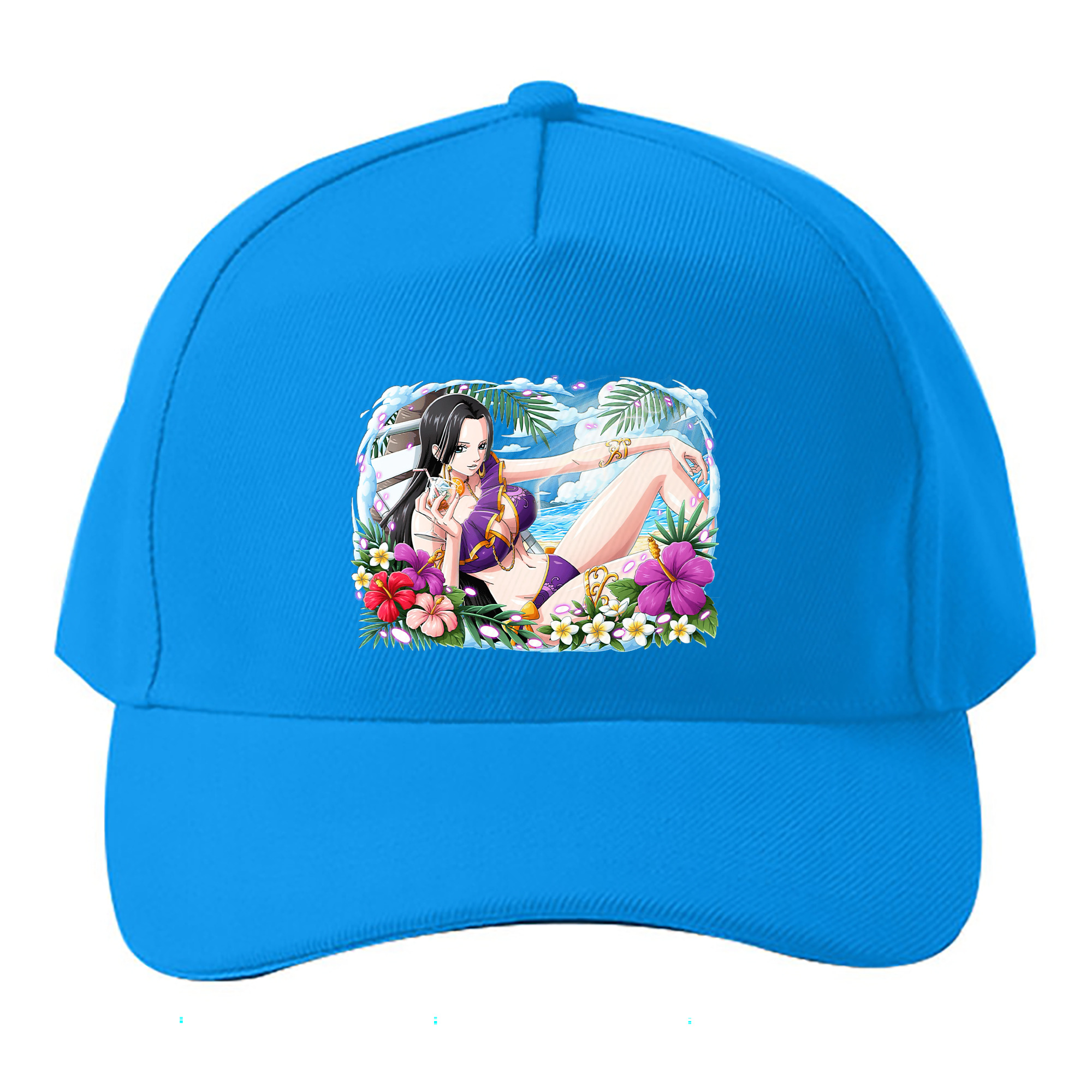 （画像用） ワンピース ボア・ハンコック ONE PIECE Boa·Hancock ベースボールキャップ 綿100％ 男女兼用 帽子 スポーツ